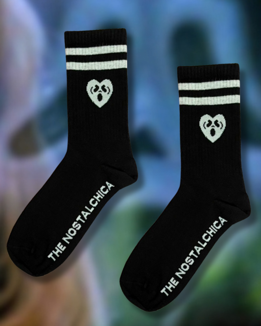 I Love Scream Socks