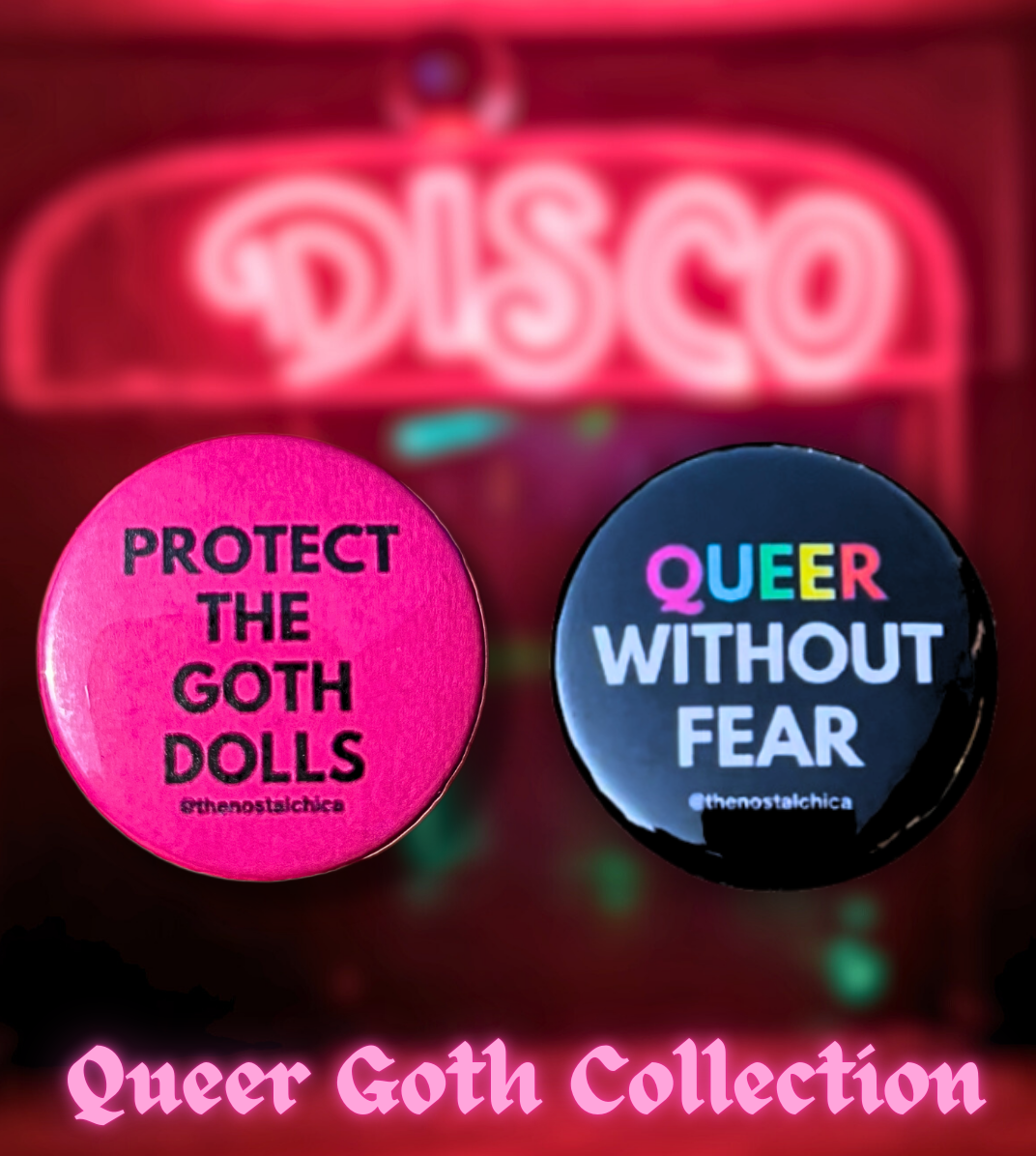 Queer Goth Pins