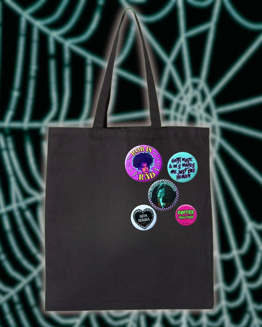 Goth Music & 80s Music Pin