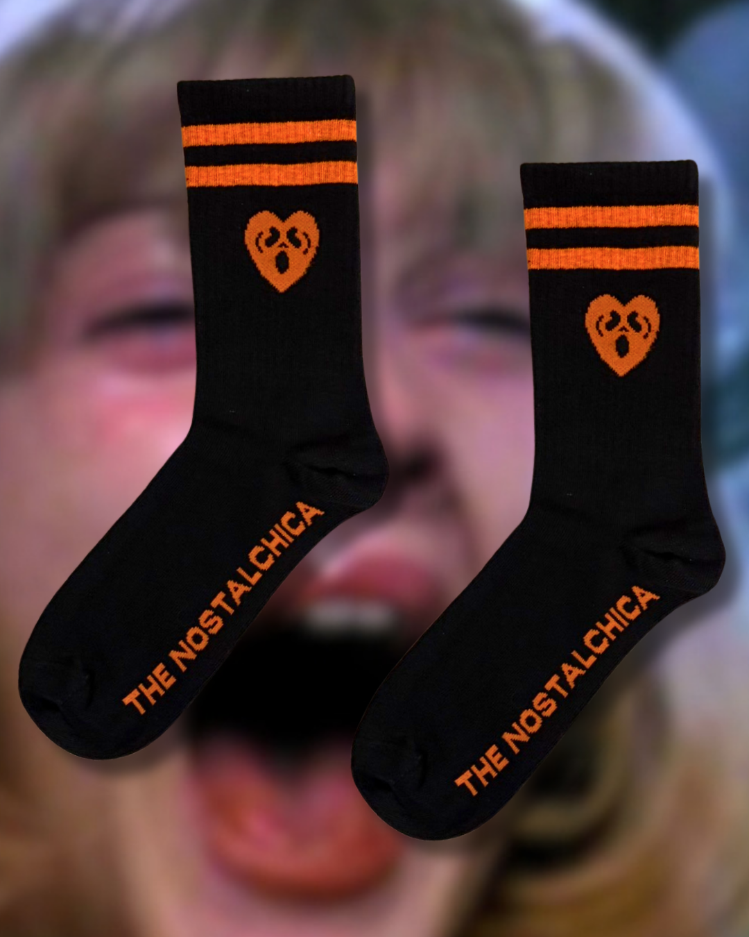 I Love Scream Socks