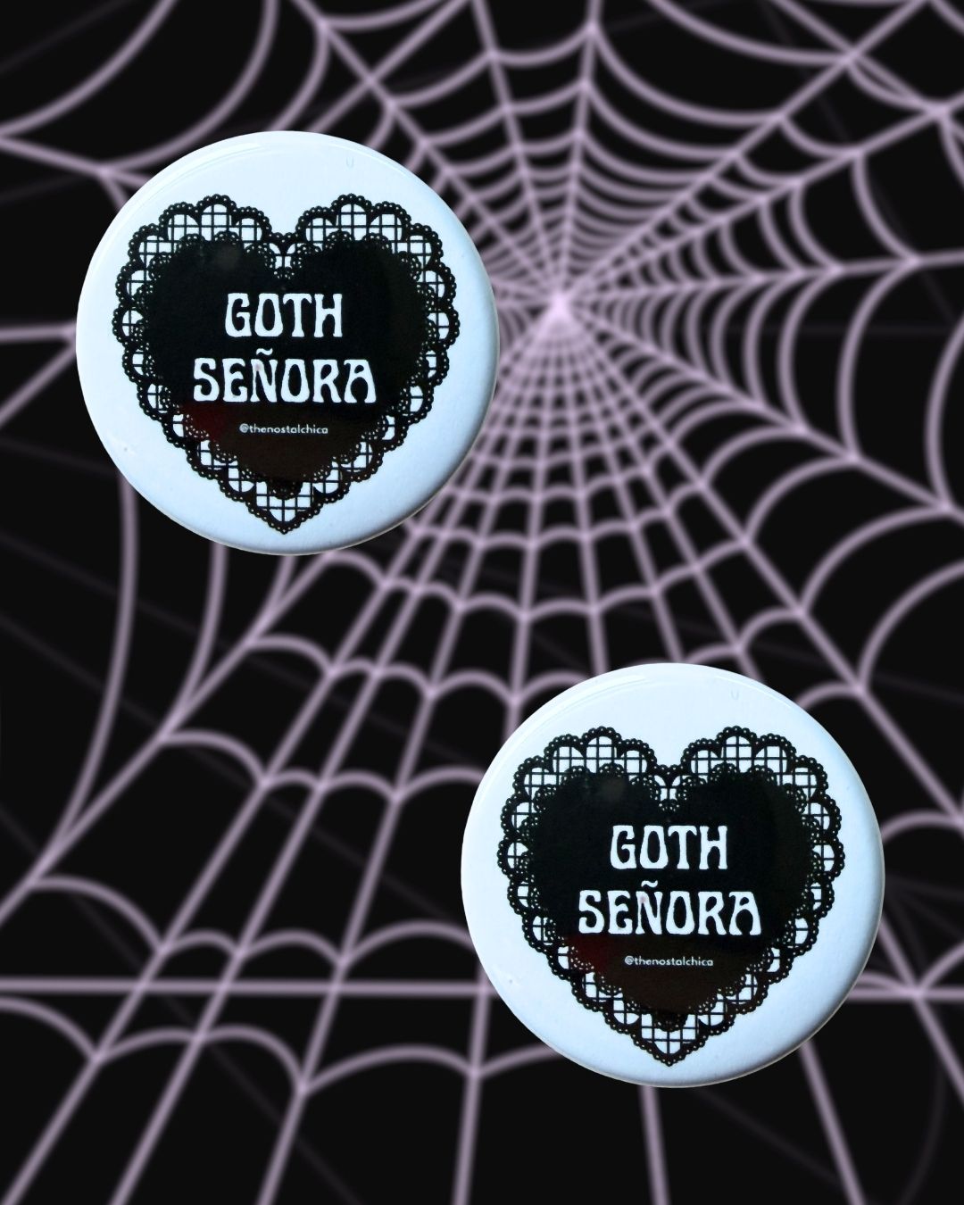 Goth Señora Pin
