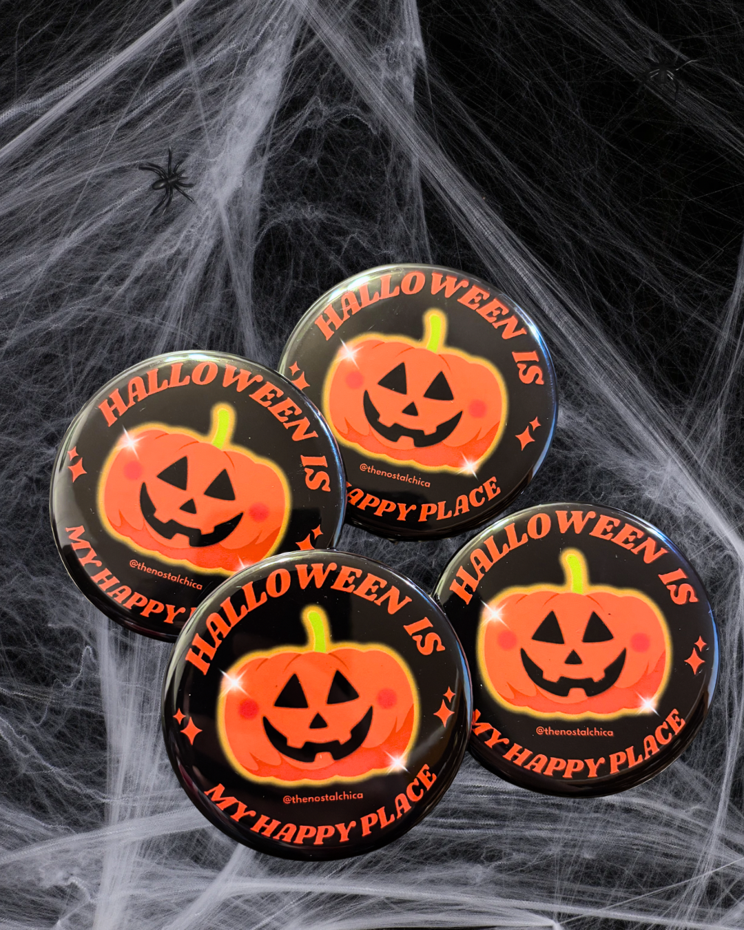 Halloween Is My Happy Place Pin
